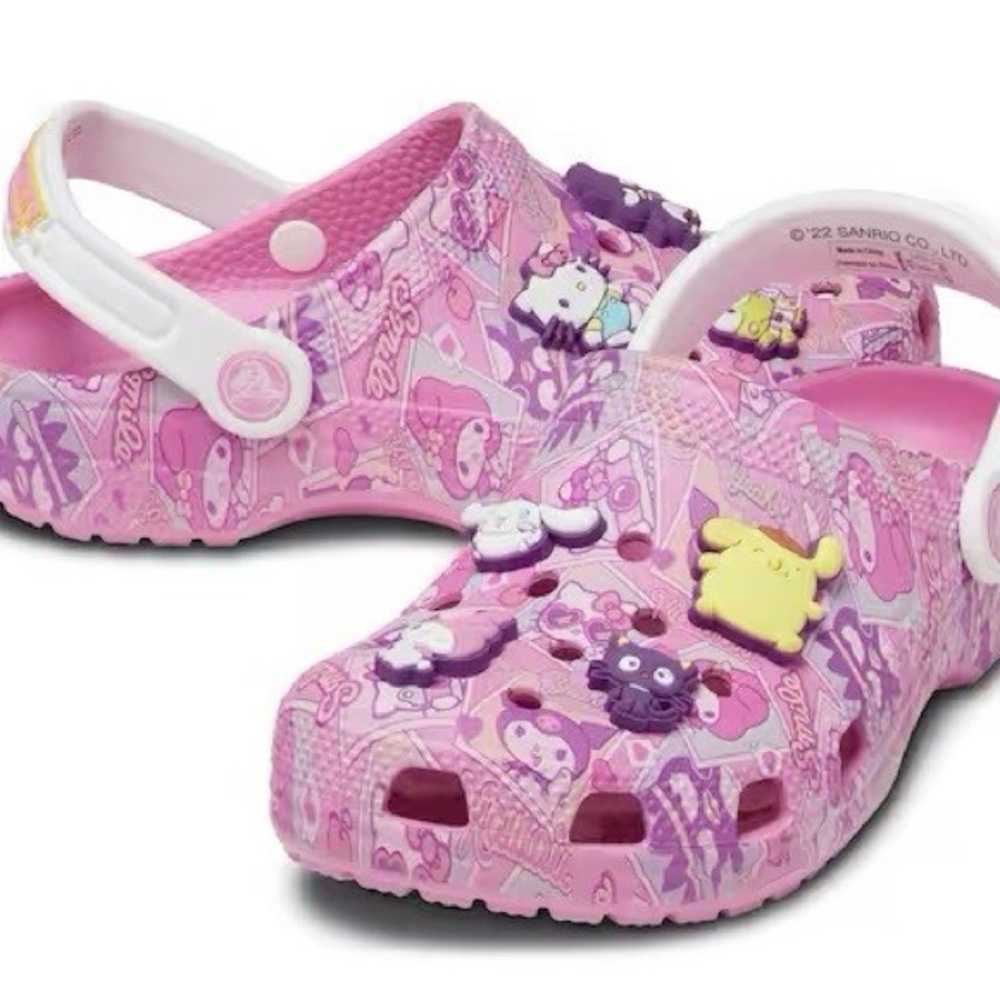 Sanrio Hello Kitty Pink Crocs